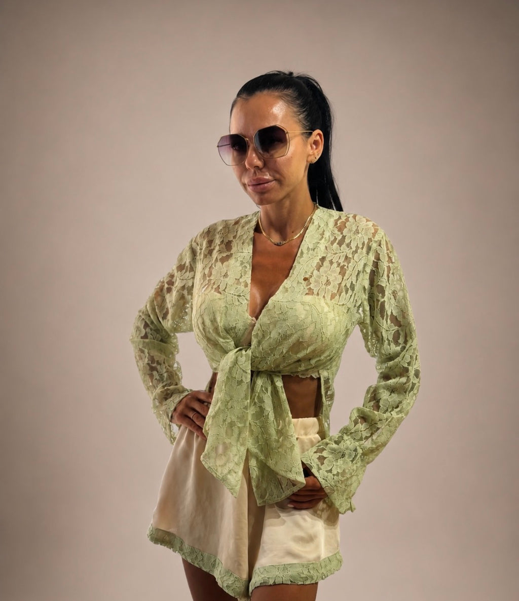 Pistachio Lace Set
