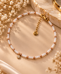 Rose Gold Crystal Anklet