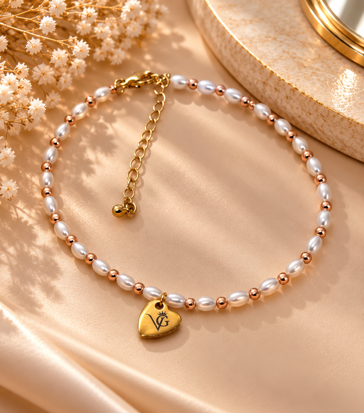 Ocean Pearl Anklet