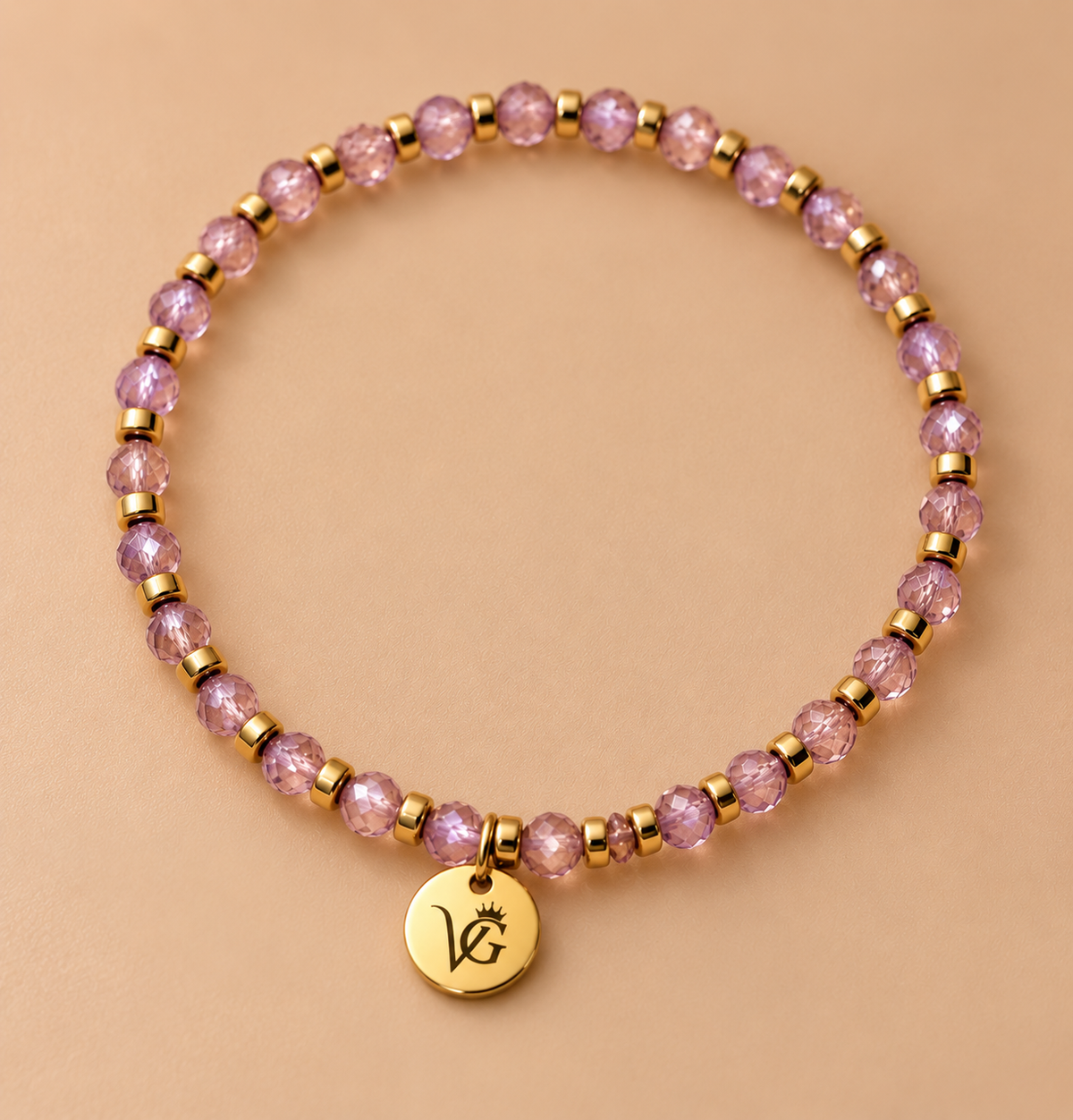 Pink Swarovski Anklet