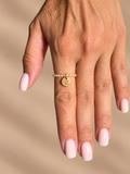 Champagne Swarovski Ring