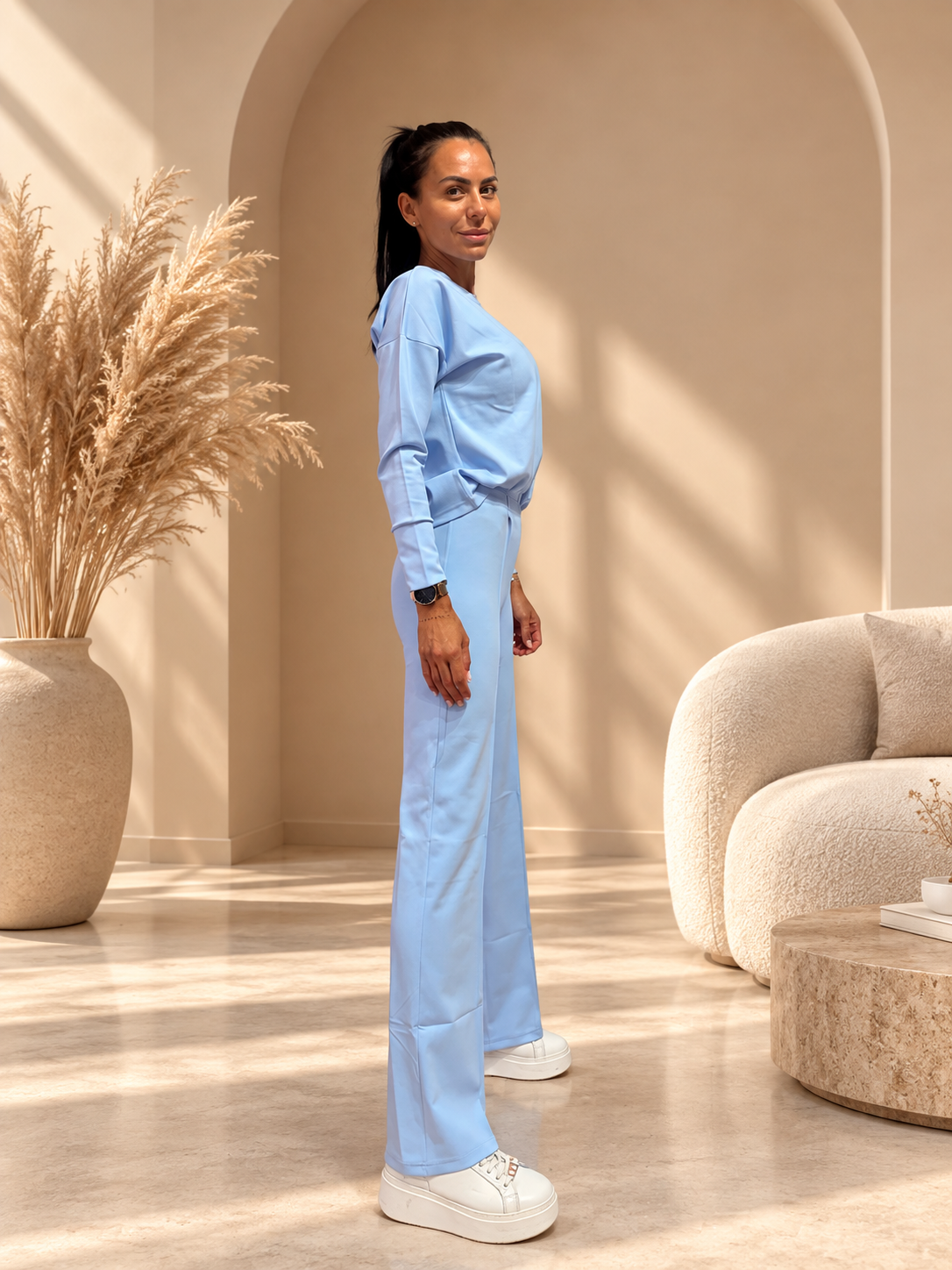 Baby Blue Elegance – Елегантен сет в бебешко синьо 🩵