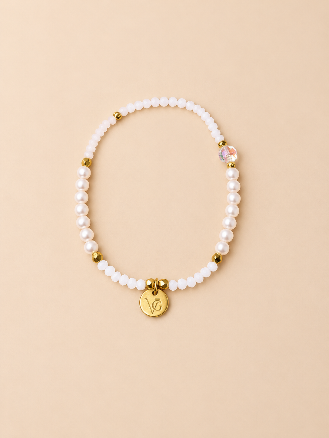 Pearl Crystal – Нежна гривна за крак 🤍✨